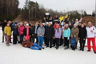 За звание лучшего в лыжных гонках поборолись 50 работников здравоохранения Гродненской области