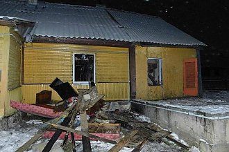 Любовный треугольник в Новогрудке оказался причиной поджога жилого дома