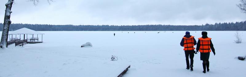По тонкому льду… Очередной рейд по водоемам Новогрудчины