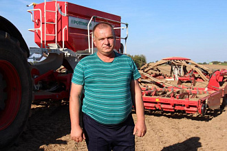 В Новогрудском районе в разгаре сев озимых зерновых культур