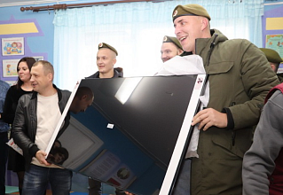 Бывшие военнослужащие специального подразделения №3214 посетили ЦКРОиР Кореличского района
